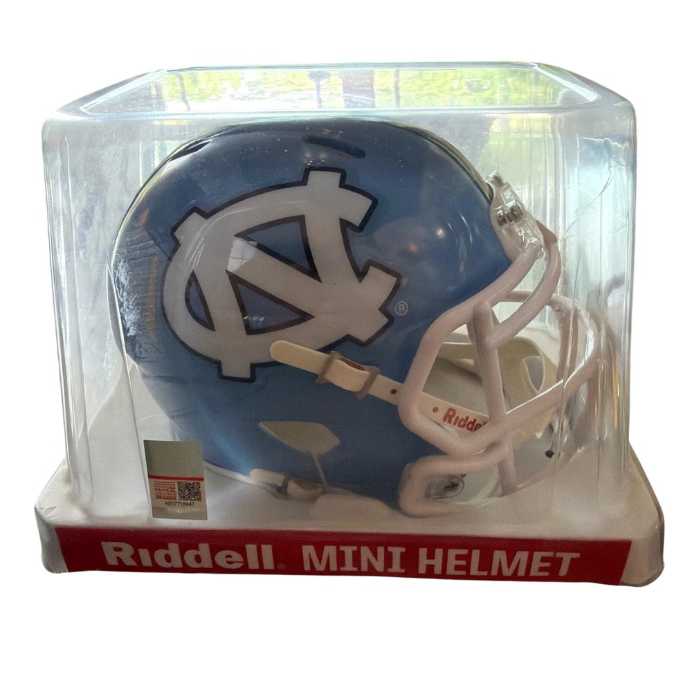 Riddell Mini Helmet Unisex OS Blue North Carolina Tar Heels Speed Argyle Stripe